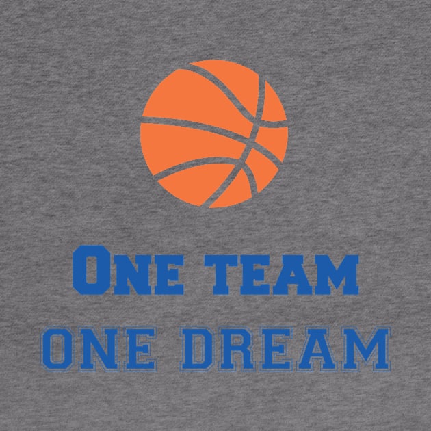 Team Quote One Team one Dream Basketball by AntiAntiFlorian